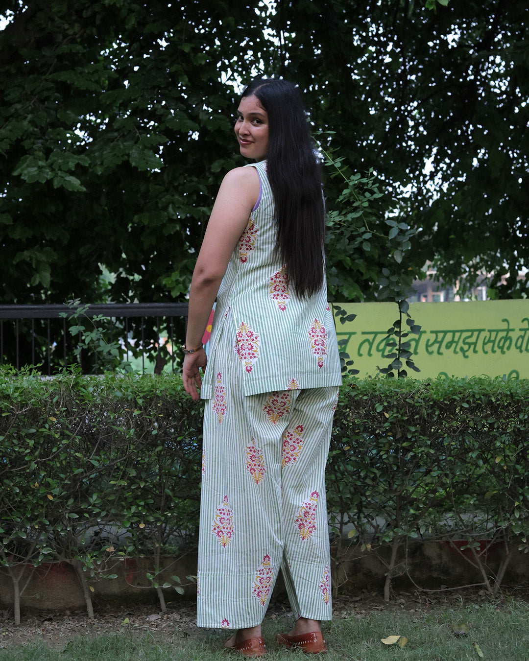 Mint Green Printed Co-Ord Set