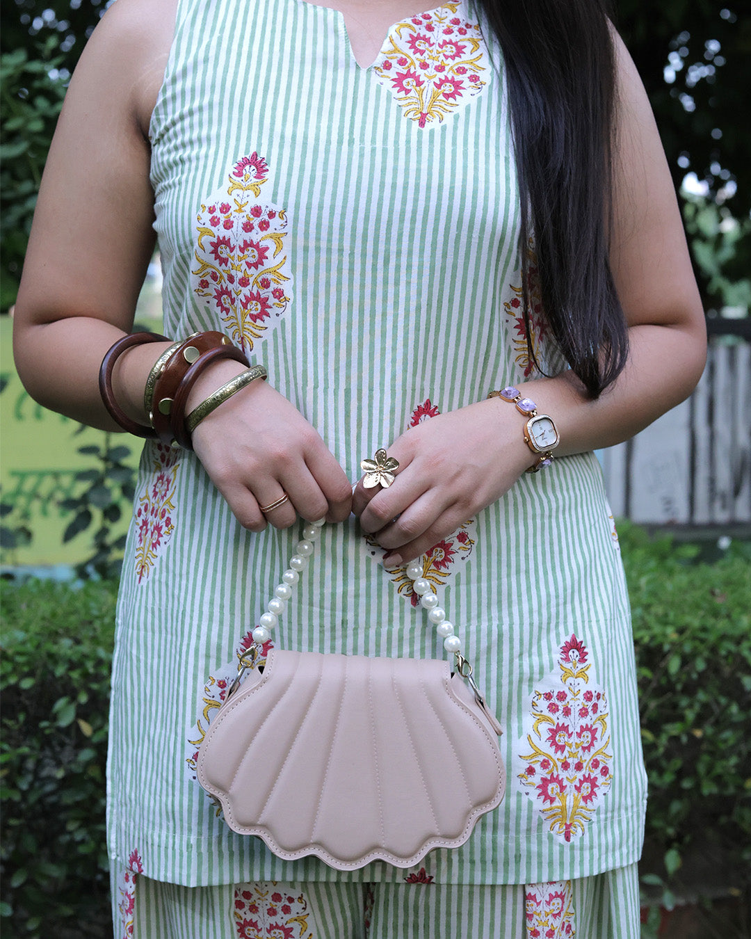 Mint Green Printed Co-Ord Set