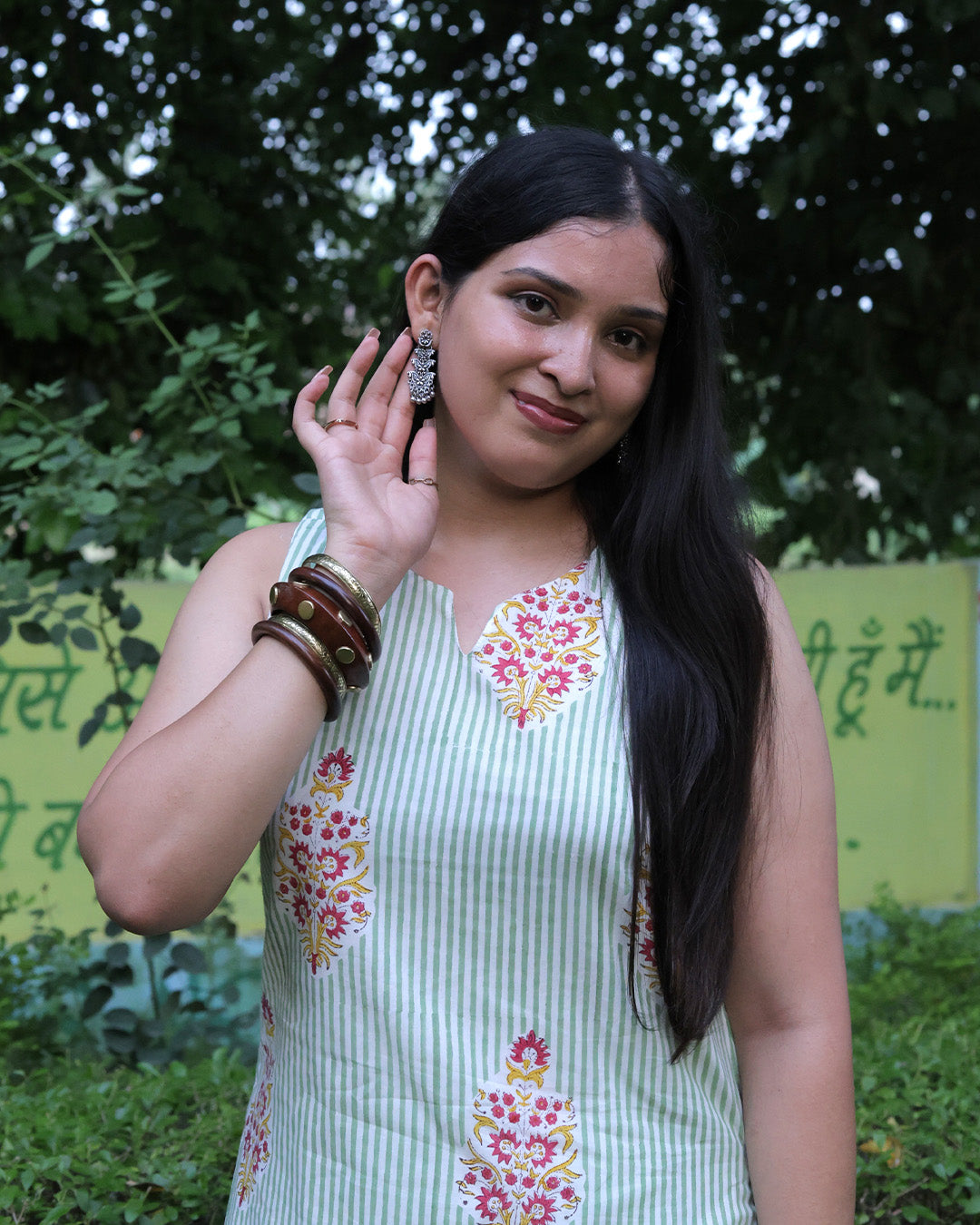 Mint Green Printed Co-Ord Set